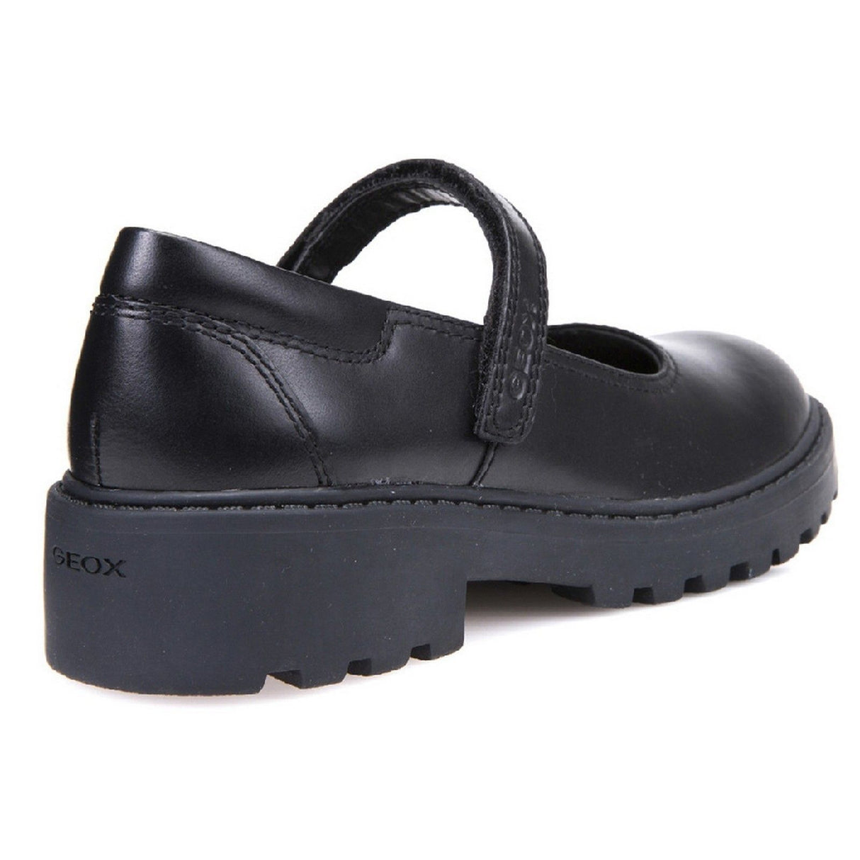 Geox Girls J Casey G. P Touch Fastening Shoe Black