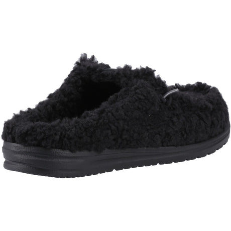 HEYDUDE Mens Wally Slipper Black/Black