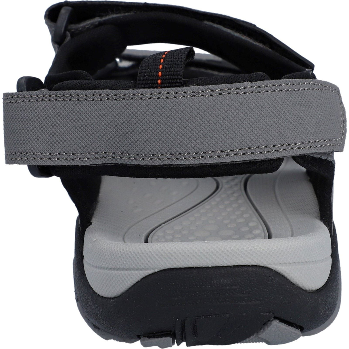 Hi-Tec Mens Crater Sandal Steel Grey/Black/Orange