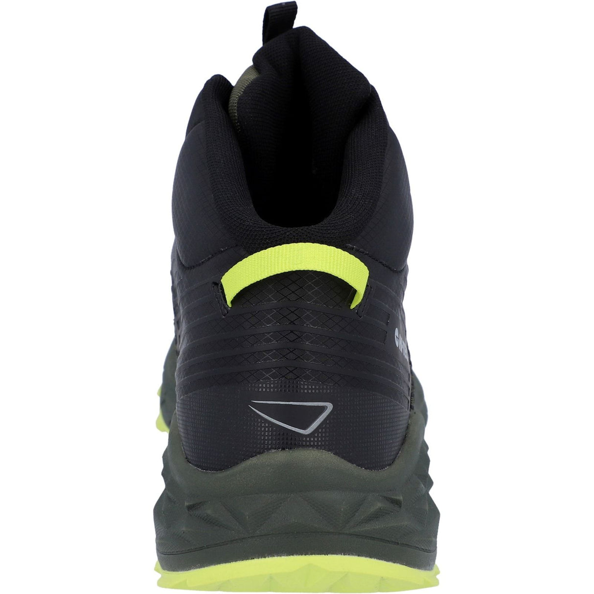 Hi-Tec Mens Fuse Trail Mid WP Trainers Black/Olive