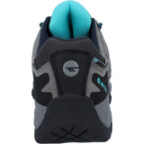 Hi-Tec Womens Corzo Low Hikers Cool Grey/Navy Blue/Curacao