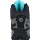 Hi-Tec Womens Corzo Mid Boot Graphite Grey/Dark Red