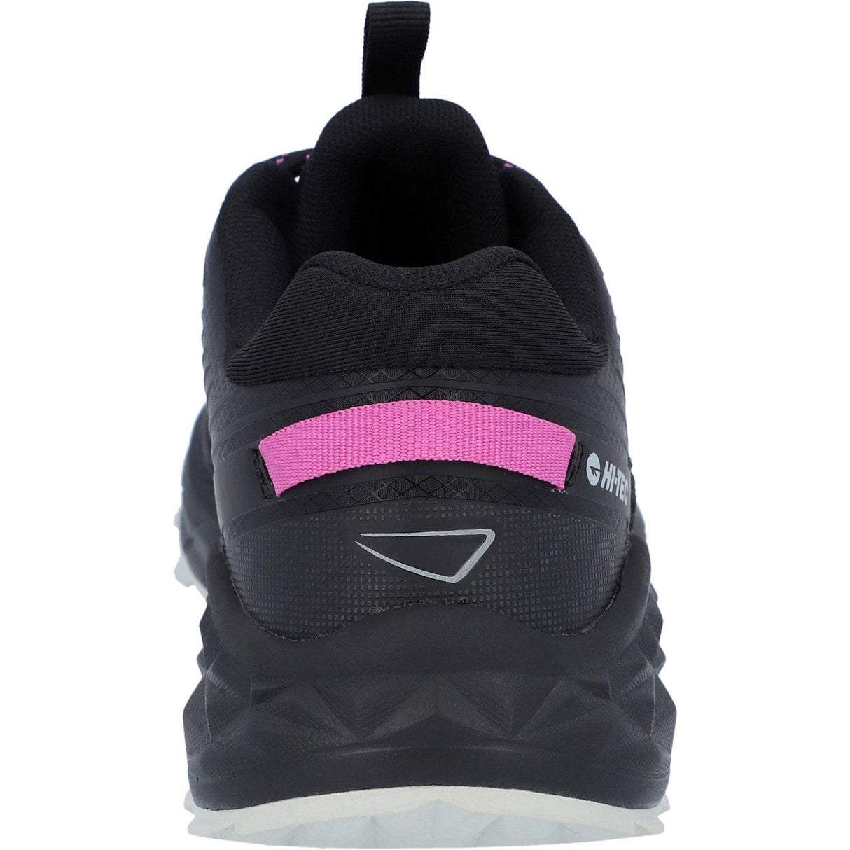 Hi-Tec Womens Fuse Trail Low Trainers Black/Cool Grey/Cyclamen