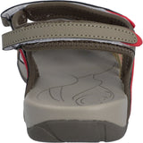 Hi-Tec Womens Savanna II Sandal Light Taupe/Olive/Sunset Coral