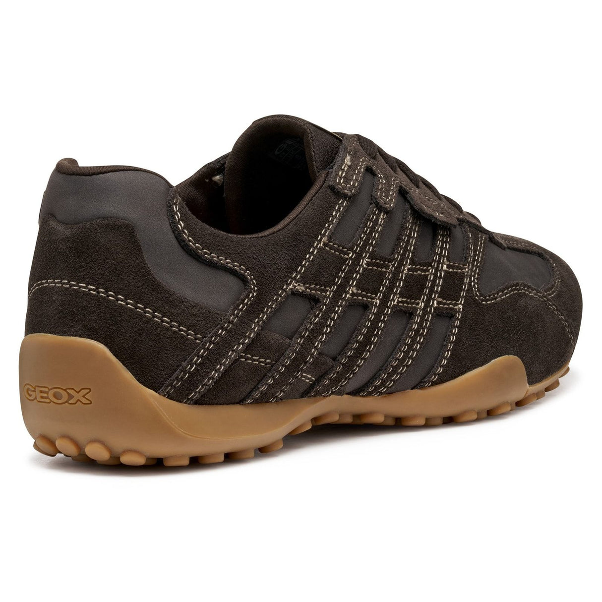 Geox Unisex U SNAKE ORIGINAL SNEAKERS Dark Brown