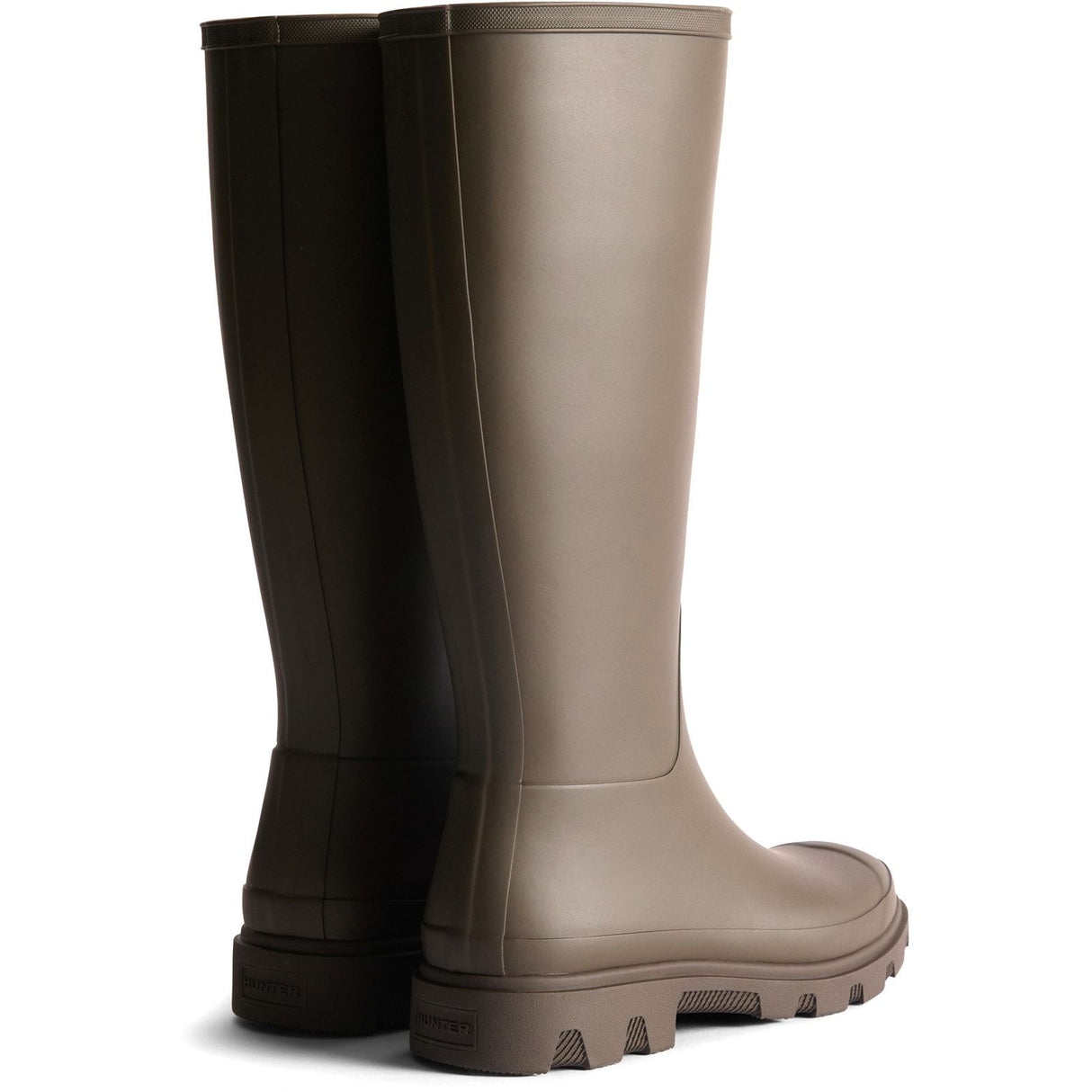 Hunter Mens Downpour Tall Boot Chocolate Brown