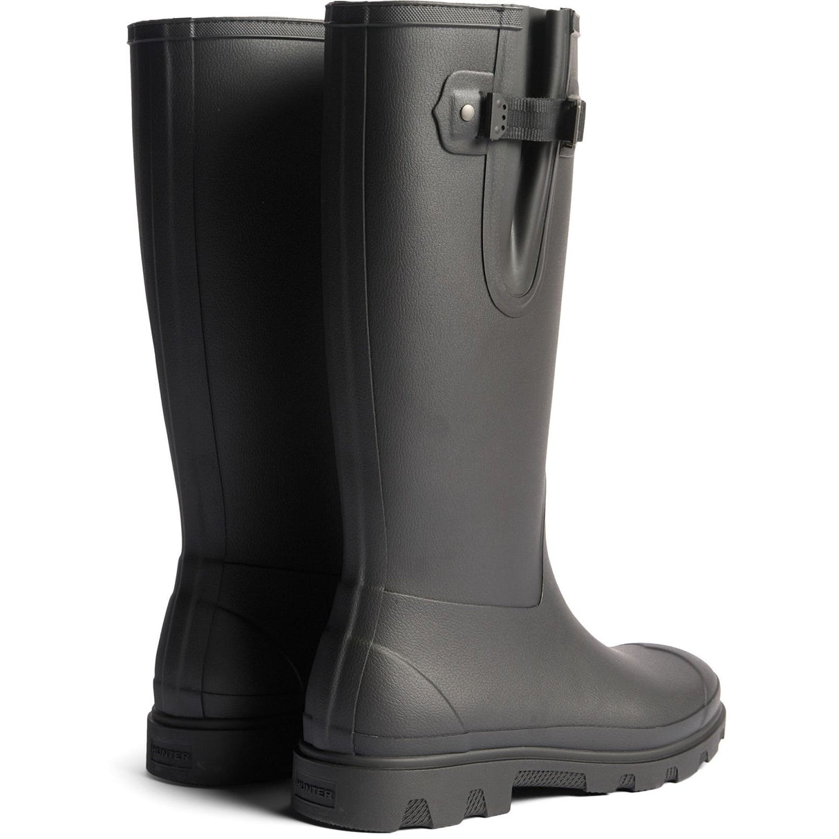 Hunter Mens Field Downpour Adjustable Boot Black