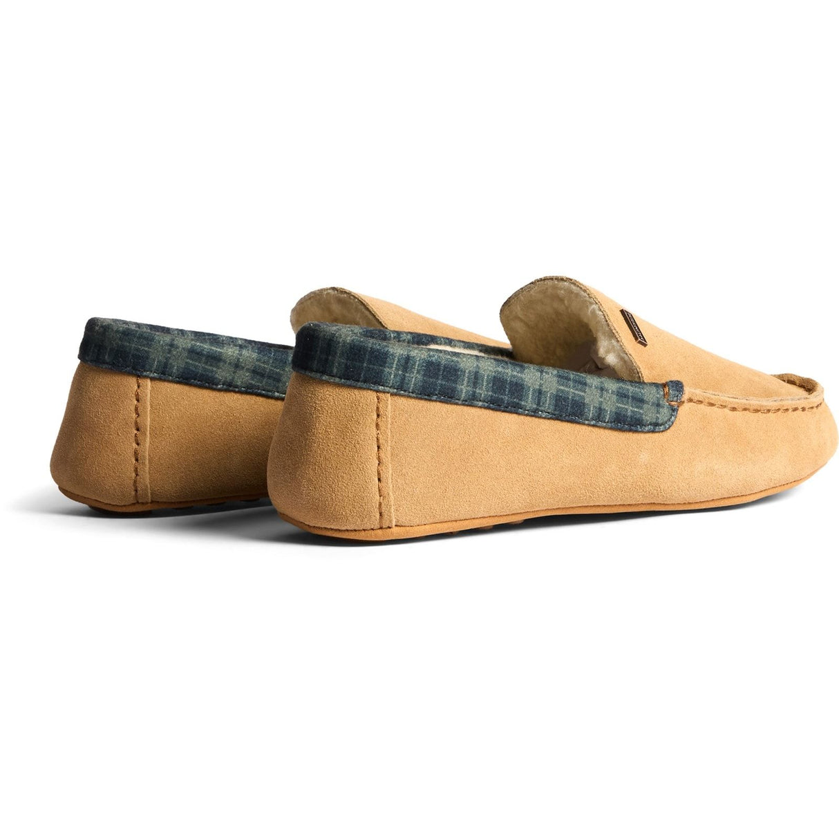 Hunter Mens Moccassin Slipper Biscuit