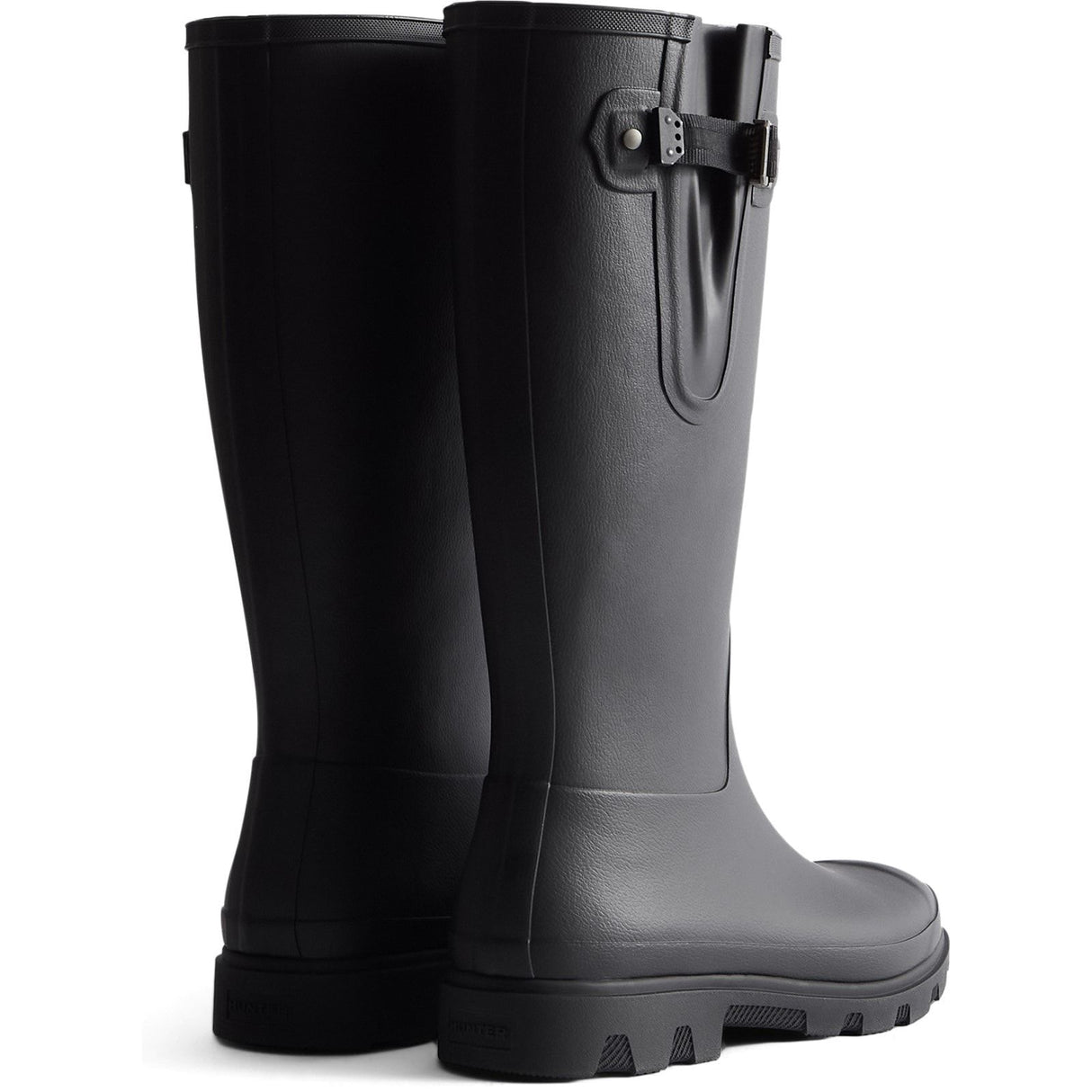 Hunter Mens Downpour Adjustable Boot Black