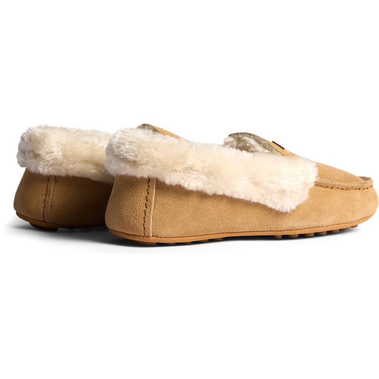 Hunter Womens Womens Moccasin Slipper Sherpa Biscuit