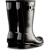 Hunter Kids Junior Originals Gloss Boot Black