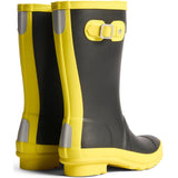 Hunter Kids Junior Originals Boot Black/Illuminating Yellow