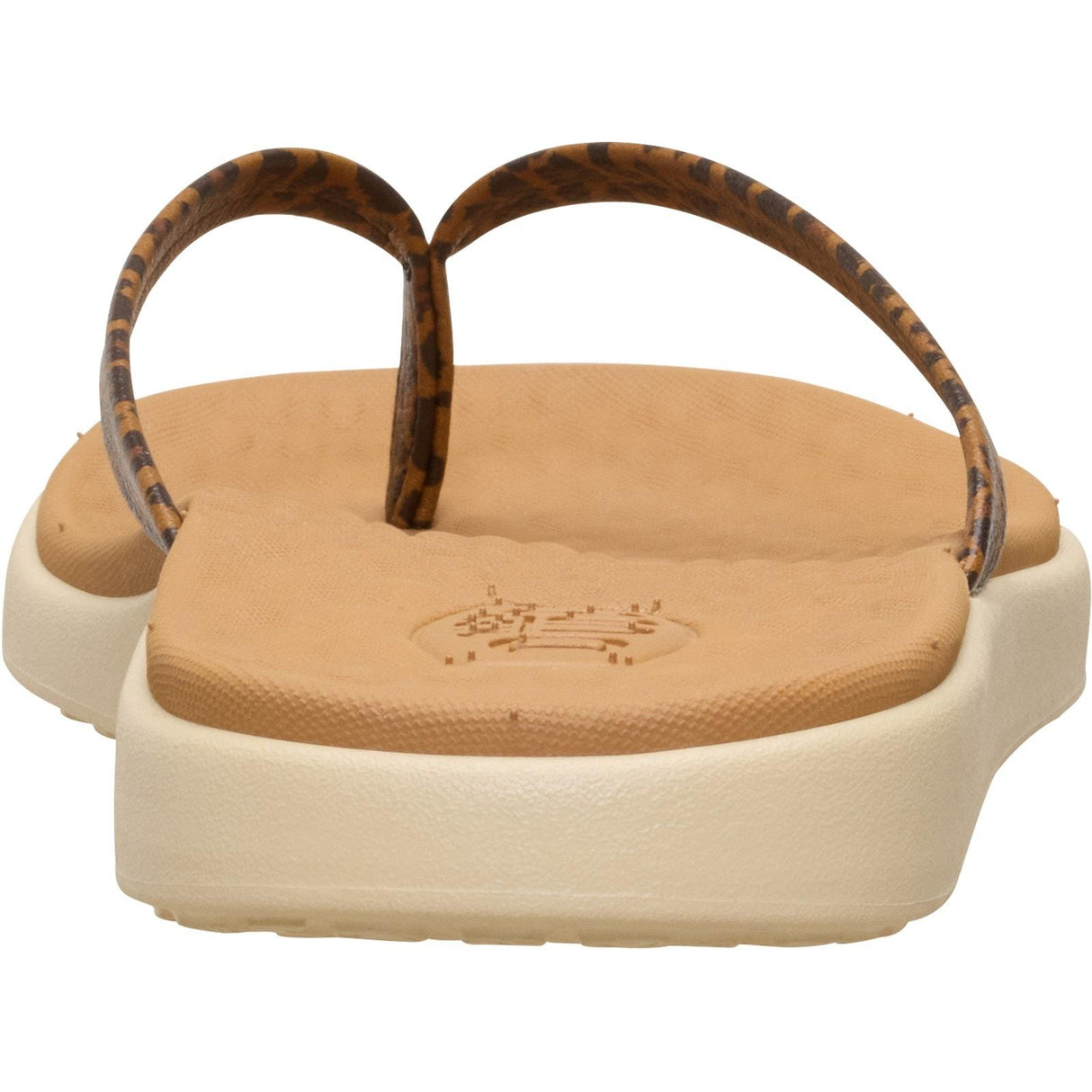 HEYDUDE Womens Maui Breeze Flip Tan Leopard