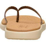 HEYDUDE Womens Maui Breeze Flip Tan Leopard