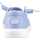 HEYDUDE Womens Wendy Stretch Canvas Hydrangea Blue