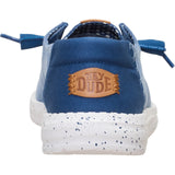 HEYDUDE Womens Wendy Chambray Grid Ensign Blue