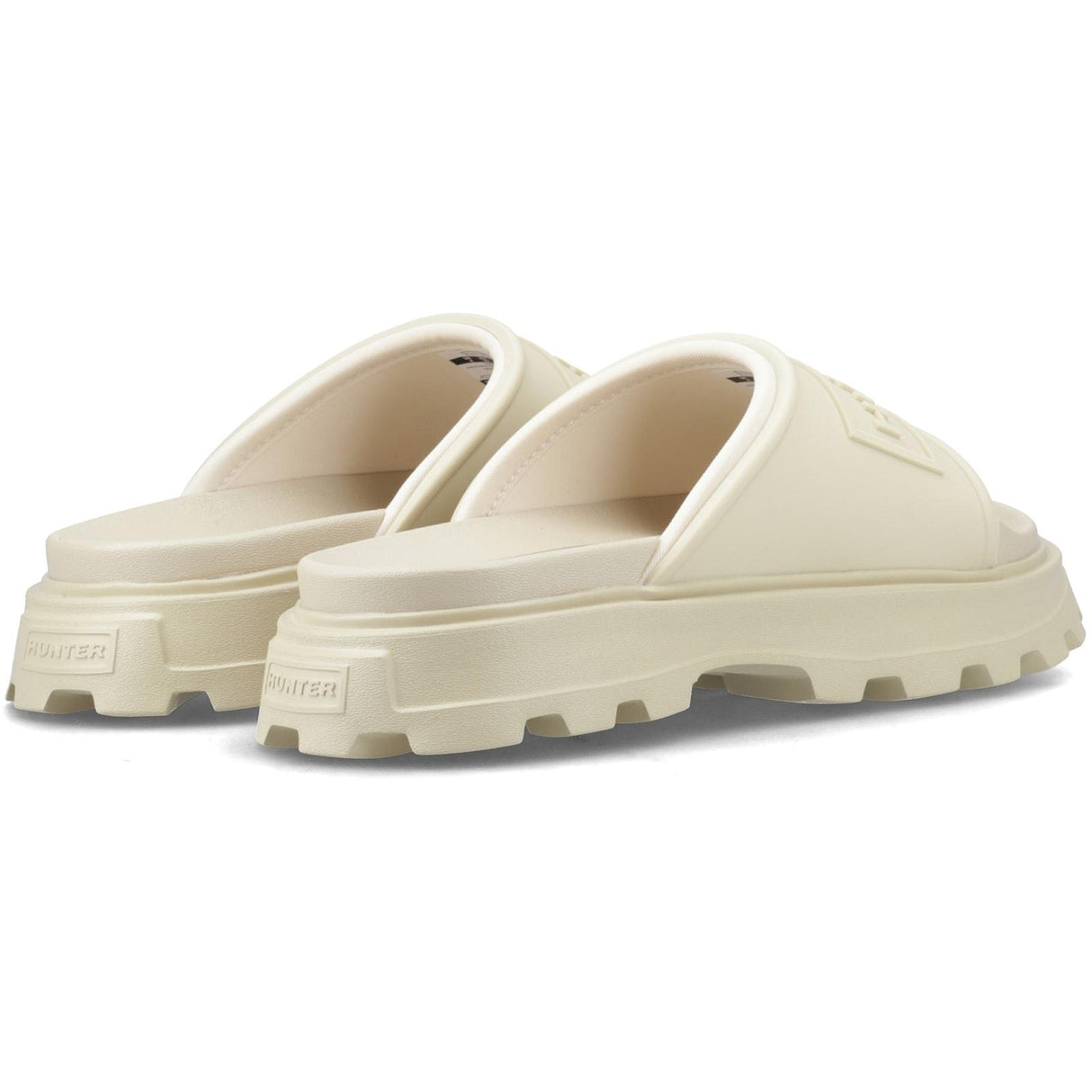 Hunter Womens Moulded Stacked Slider Gravel