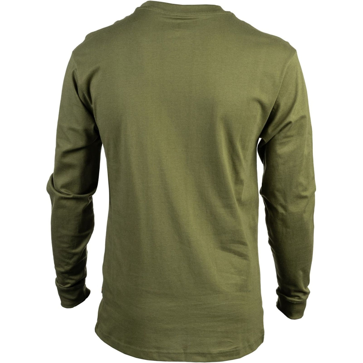 Caterpillar Mens Trademark Banner Long Sleeve T-Shirt Chive