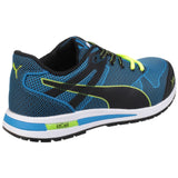 Puma Safety Mens Blaze Knit Low Safety Shoe Blue