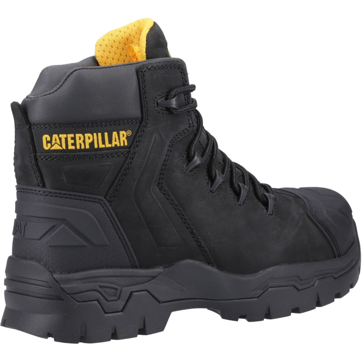Caterpillar Mens Everett S3 WP Safety Boot Black