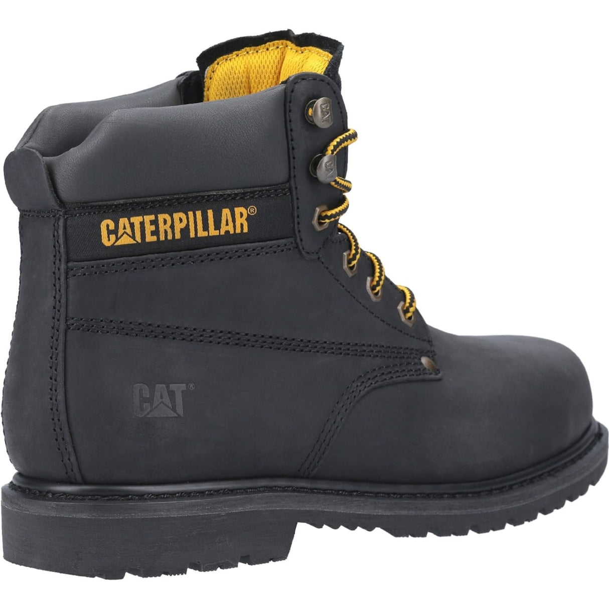 Caterpillar Mens Powerplant GYW Safety Boot Black