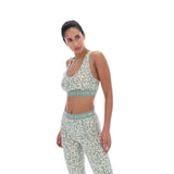 Ted Baker Sport Womens PANSY Essentials Printed Bra Light Green