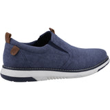 Hush Puppies Mens Benny Slip On Shoe Navy