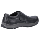 Hush Puppies Mens Casper Touch Fastening Shoes Black