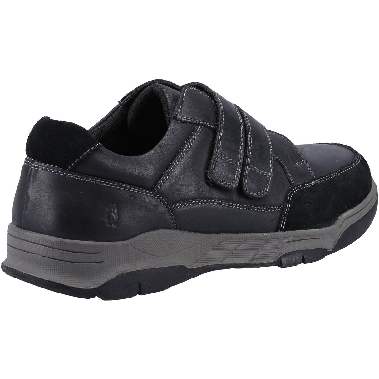 Hush Puppies Mens Fabian Double Strap Black