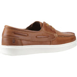 Hush Puppies Mens Madden Boat Shoe Tan