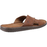 Hush Puppies Mens Nile Cross Over Sandal Brown
