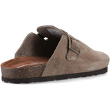 Hush Puppies Mens Noel Suede Closed Sandal Taupe