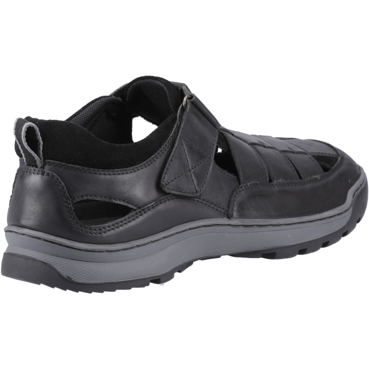 Hush Puppies Mens Rucker Fisherman Black