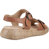 Hush Puppies Womens Alison Buckle Sandal Tan