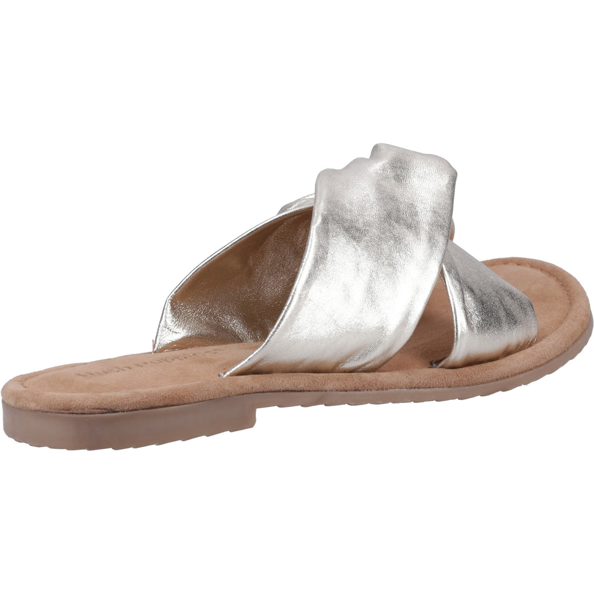 Hush Puppies Womens Amy Wide Fit Sandal Gold