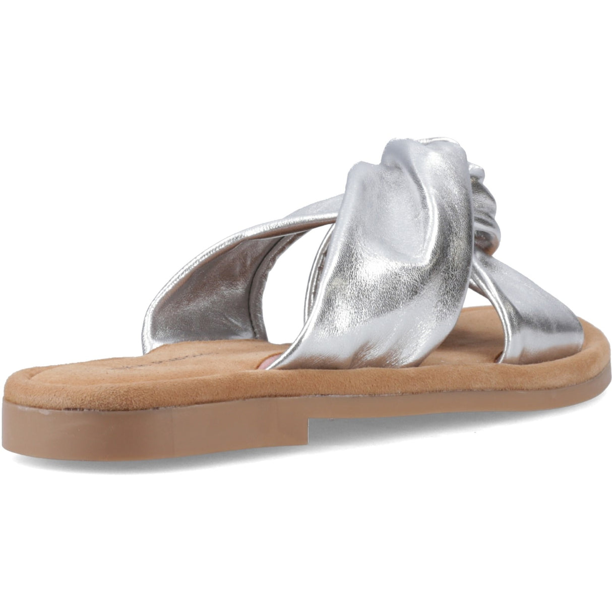 Hush Puppies Womens Amy Wide Fit Sandal Silver