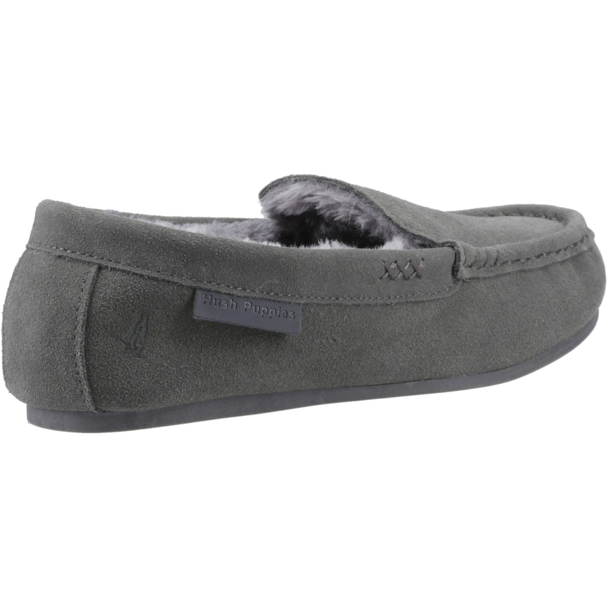 Hush Puppies Womens Annie Mocassin Slipper Grey
