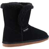 Hush Puppies Womens Ashleigh Slipper Bootie Black