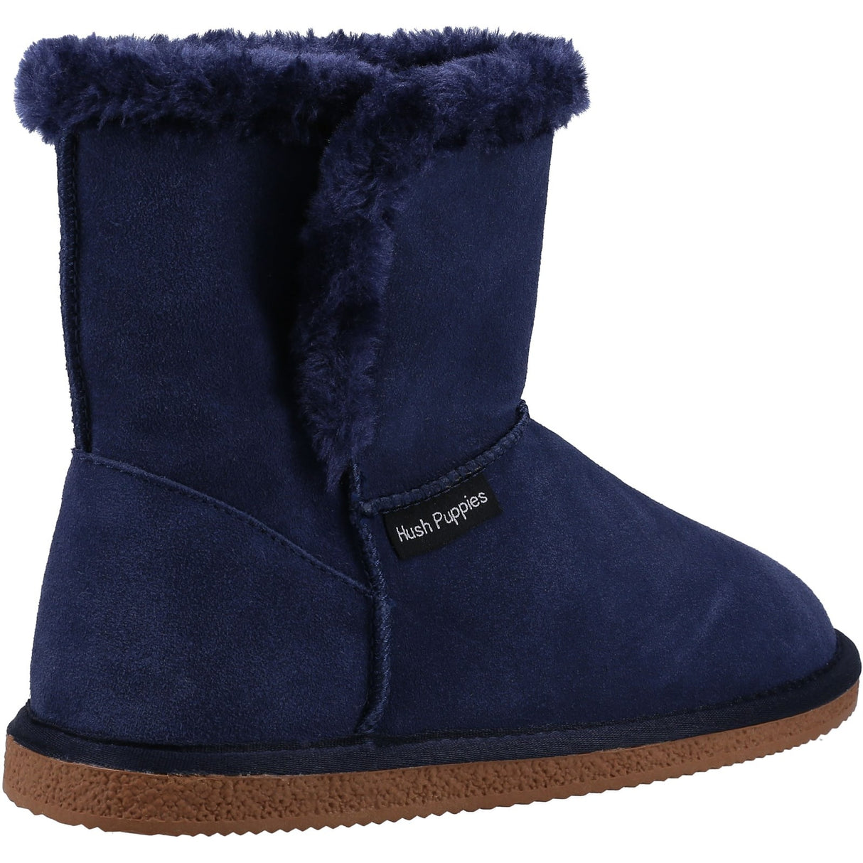 Hush Puppies Womens Ashleigh Slipper Bootie Navy