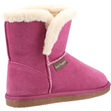 Hush Puppies Womens Ashleigh Slipper Bootie Rose