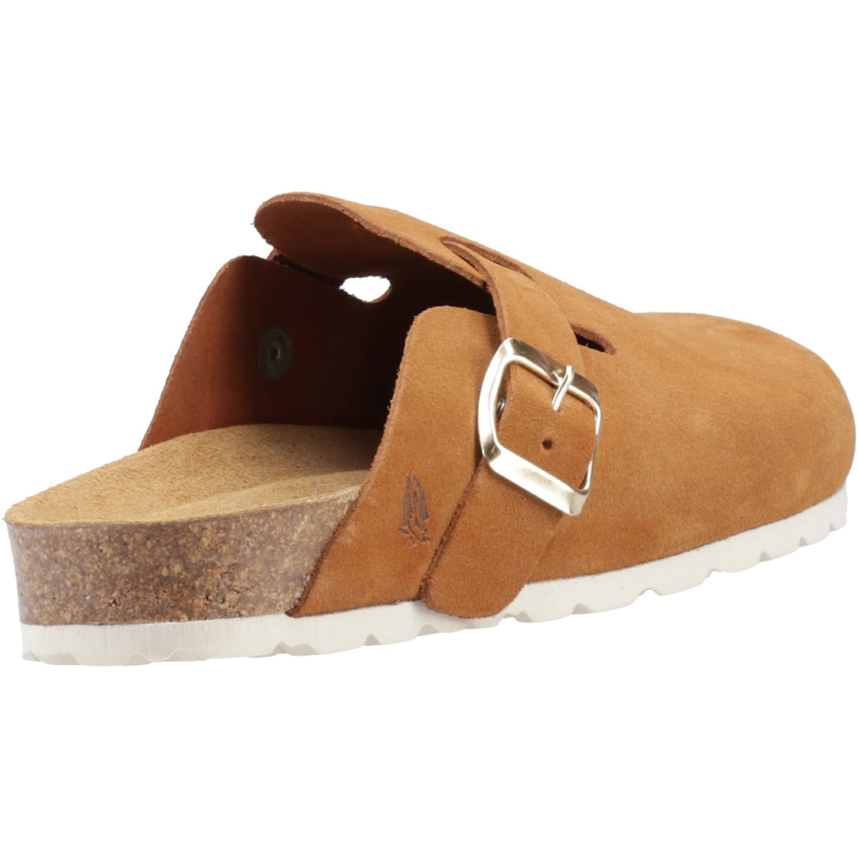 Hush Puppies Womens Bailey Closed Toe Mule Tan