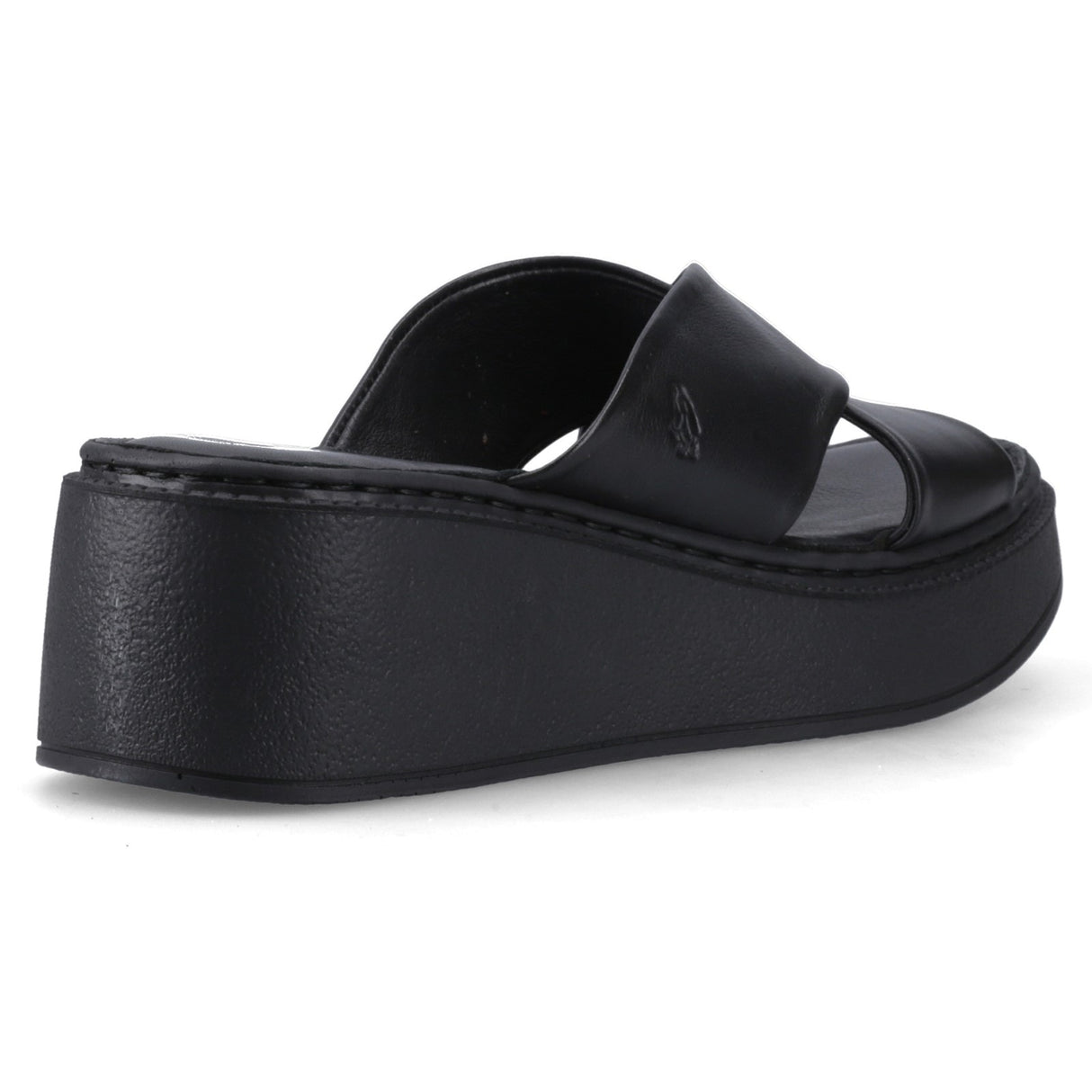 Hush Puppies Womens Bobbi Wedge Sandal Black