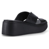 Hush Puppies Womens Bobbi Wedge Sandal Black