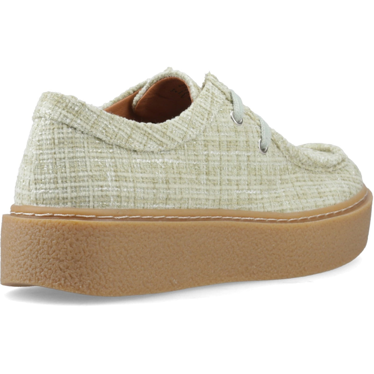 Hush Puppies Womens Bridie Textile Mocc Toe Mint