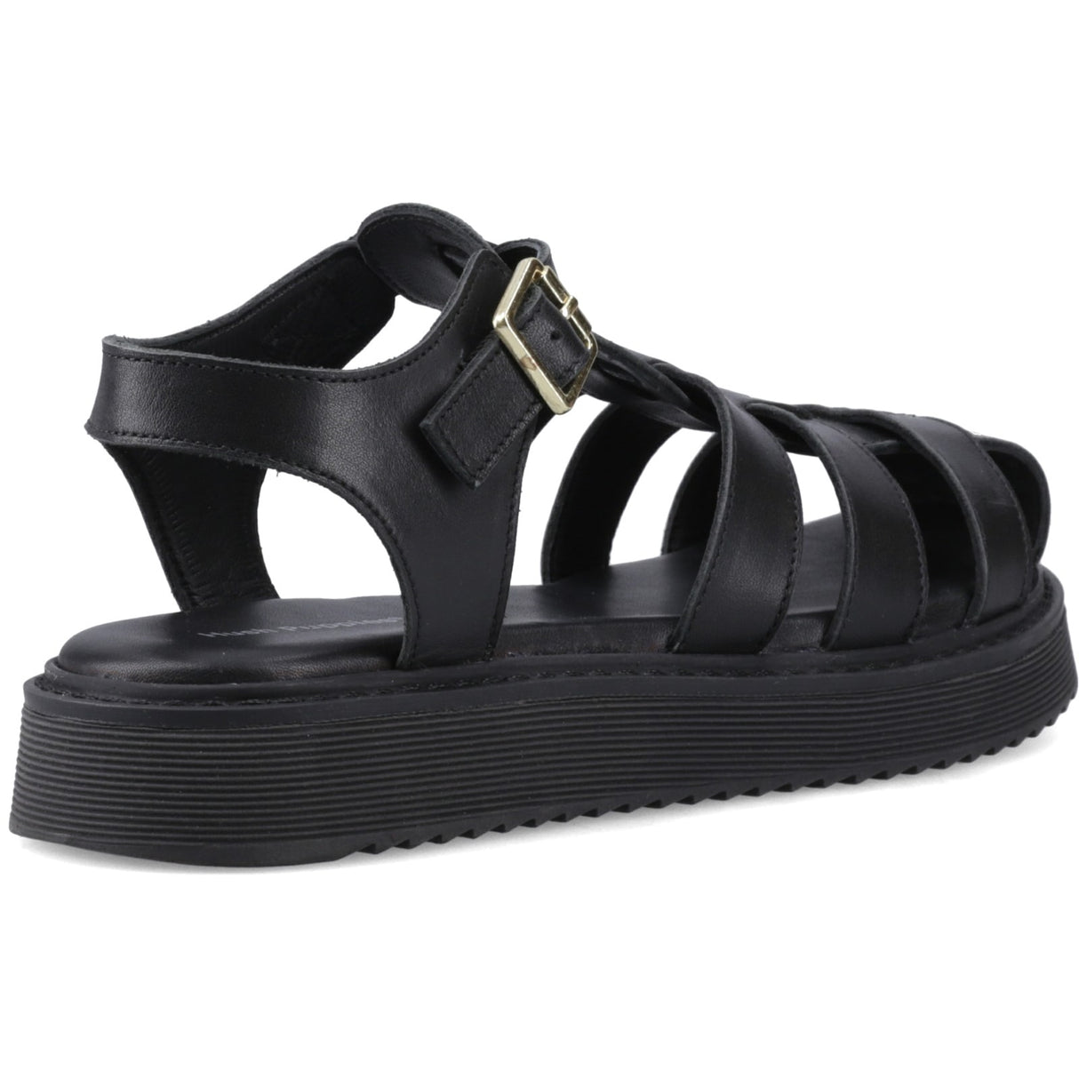 Hush Puppies Womens Cassandra Gladiator Sandal Black