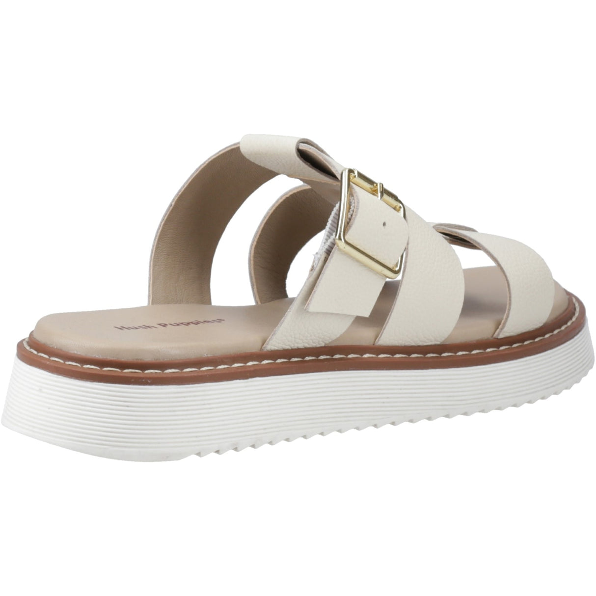 Hush Puppies Womens Celeste Slide Sandal Cream