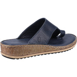 Hush Puppies Womens Elissa Toepost Sandal Navy