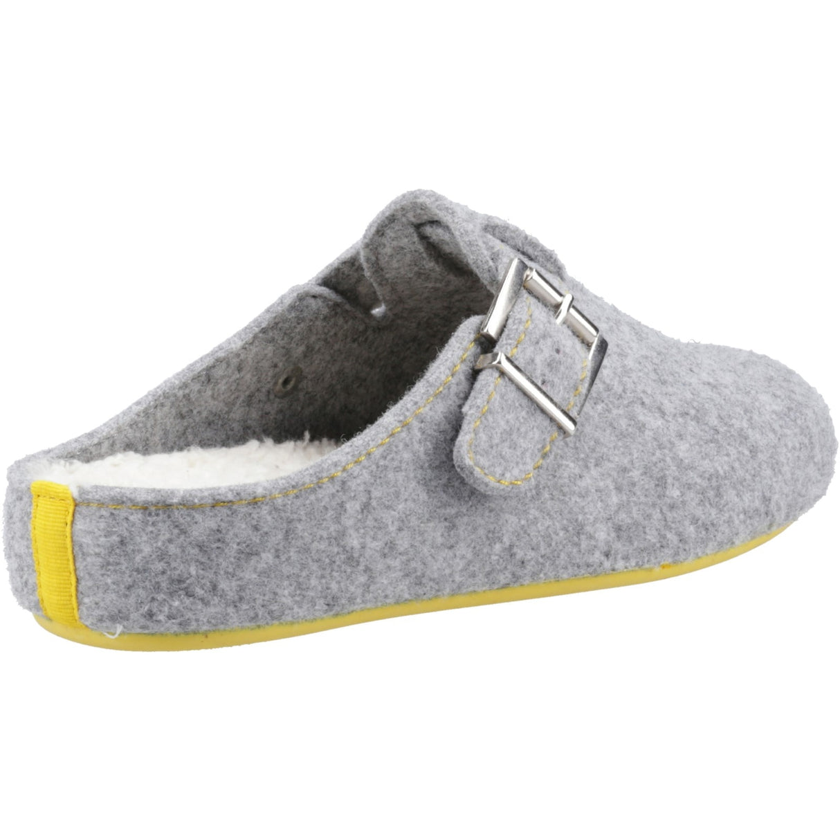 Hush Puppies Womens Good Slipper Buckle Grey