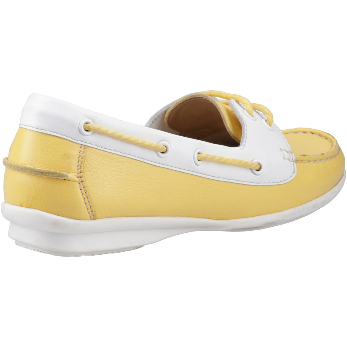 Hush Puppies Womens Irene Boat Shoe Yellow