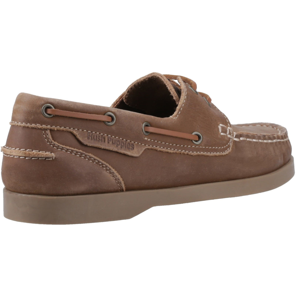 Hush Puppies Womens Isabel Boat Shoe Tan